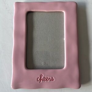 💕Rae Dunn Cheers Pink Picture Frame 4x6